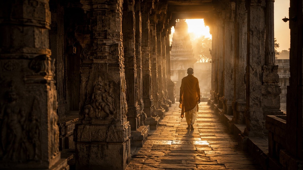 The Spiritual Path — Ancient Temple